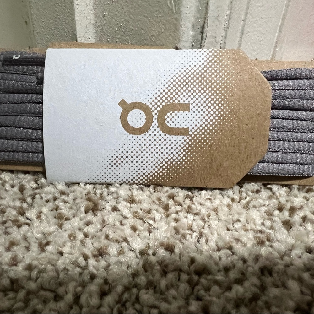On Cloud Sneakers Shoe Laces Dark Gray Replacement NEW
